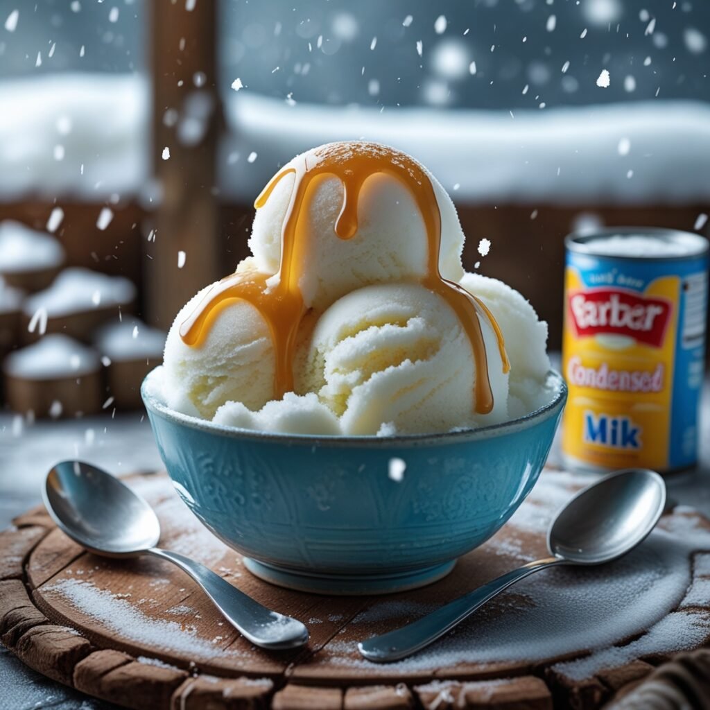 snow cream recipe
