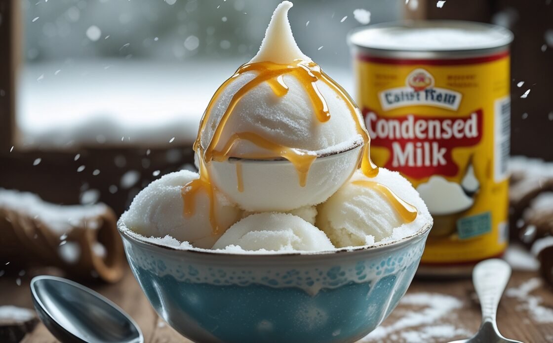 snow cream recipe