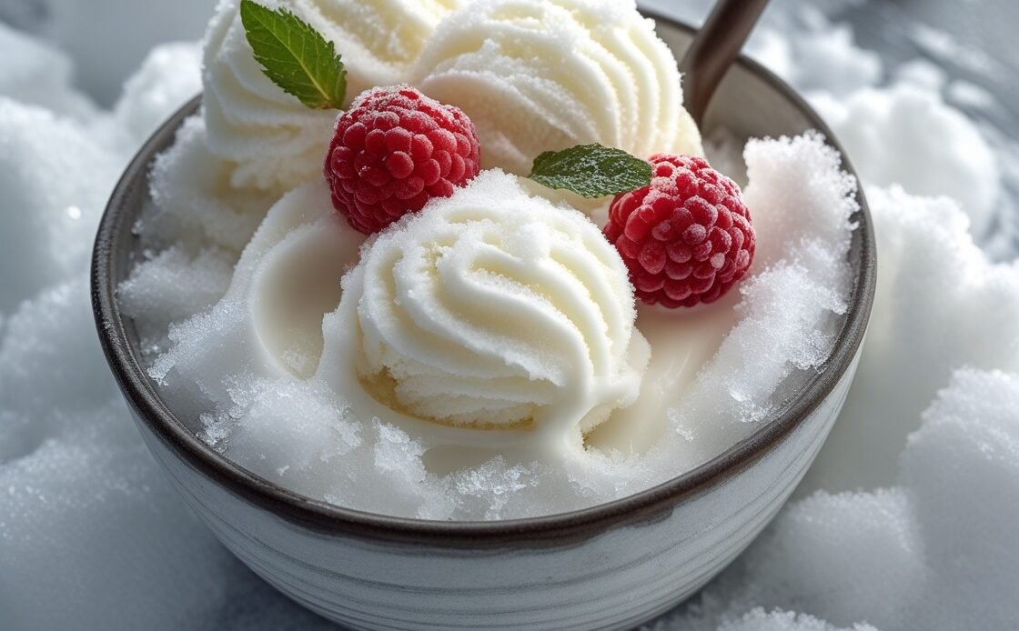 snow cream recipe